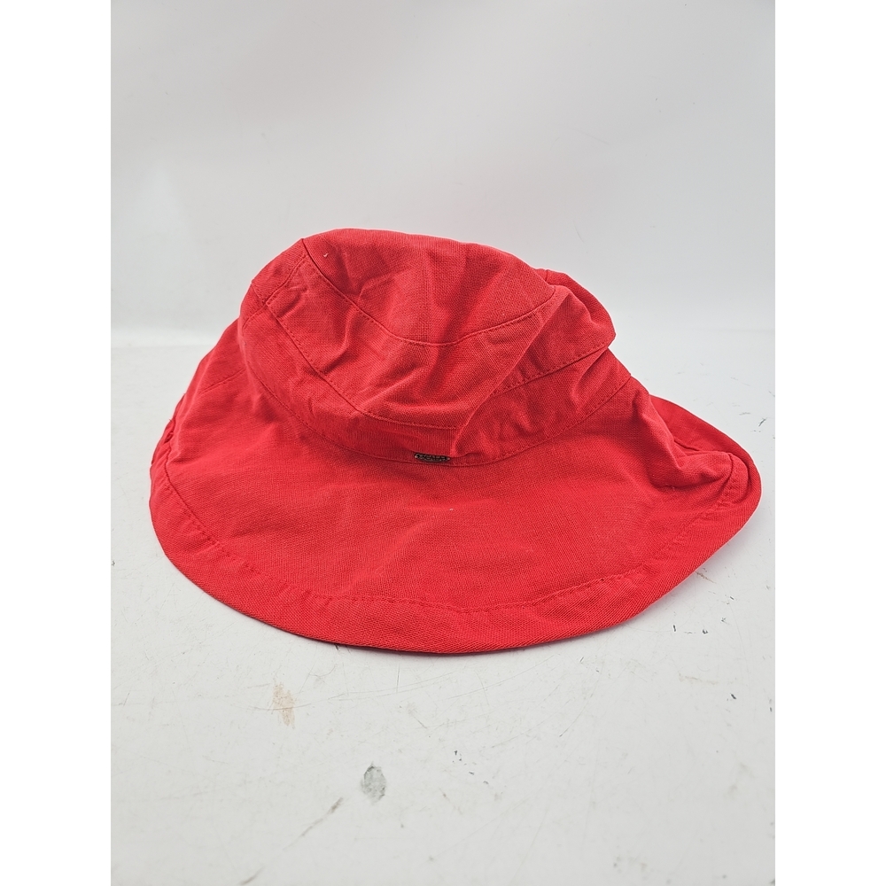 Scala Collezione Red Bucket Hat